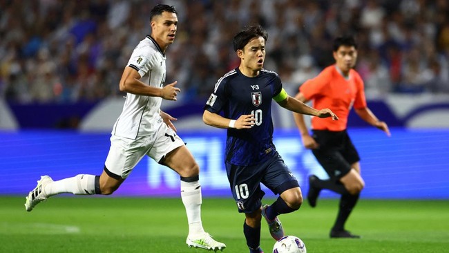 Kubo Ganda Keunggulan Jepang, Indonesia Tertinggal Dua Gol